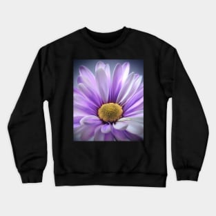 Purple Daisy Gerbera Crewneck Sweatshirt